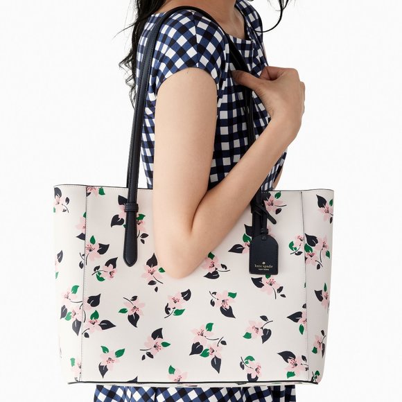 kate spade Bags New Kate Spade Schuyler Medium Tote Tropical Print